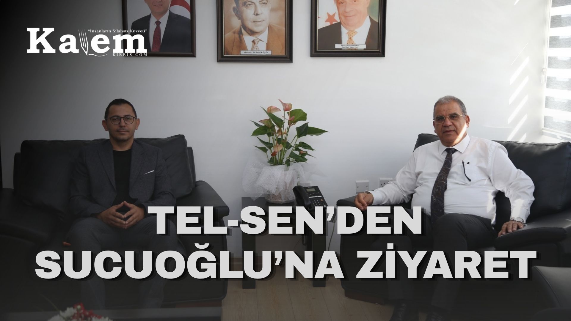 Bakan Sucuoğlu, TEL-SEN Yönetim Kurulu’nu kabul etti