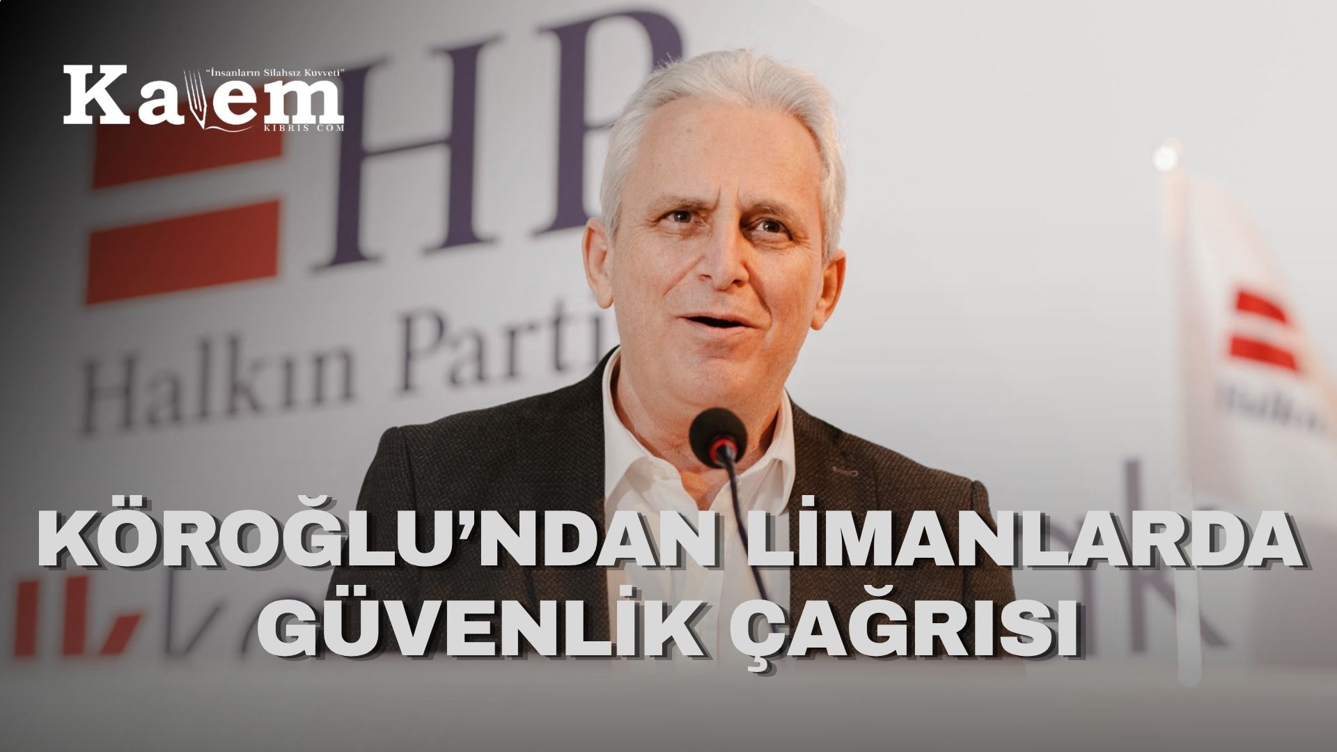 Köroğlu: “Halkın güvenliği siyasi hesaplardan önce gelmeli”
