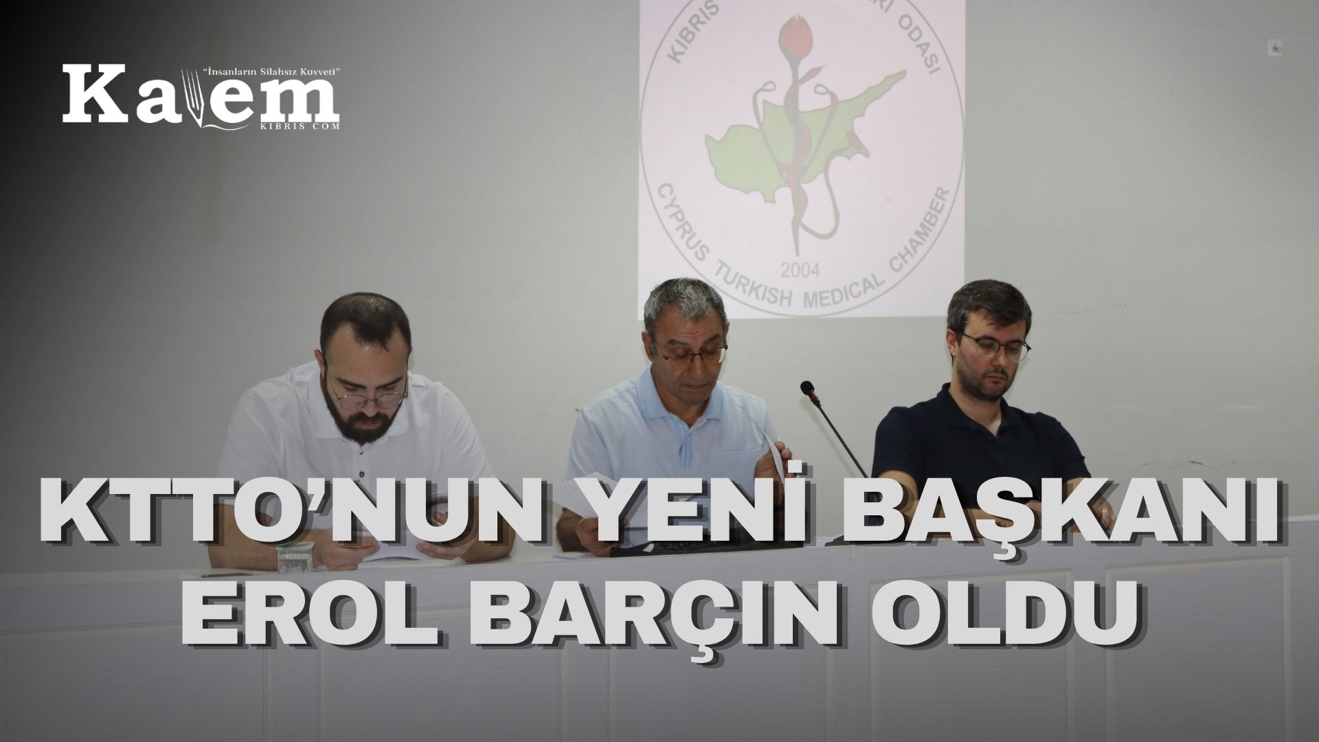 Kıbrıs Türk Tabipleri Odası 12. Olağan Gelen Kurulu yapıldı. Başkan Erol Barçın