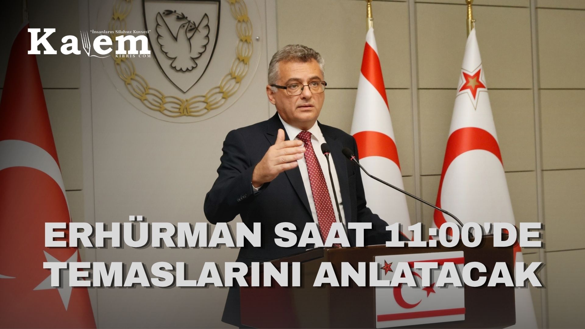 Erhürman New York temaslarını bugün açıklayacak