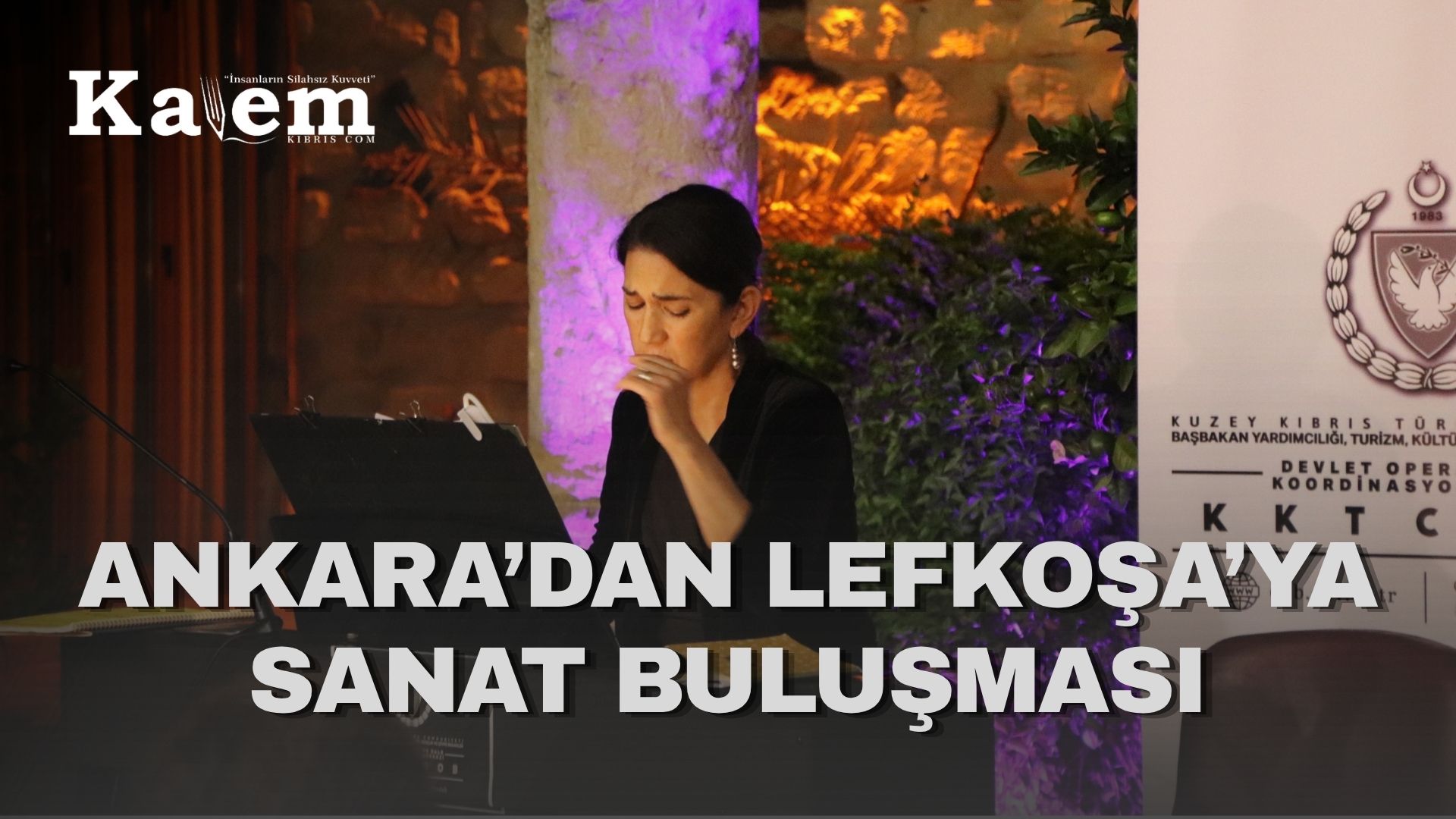 “Ankara’dan Lefkoşa’ya Sanat Yolu” söyleşili konseri sanatseverlerle buluştu