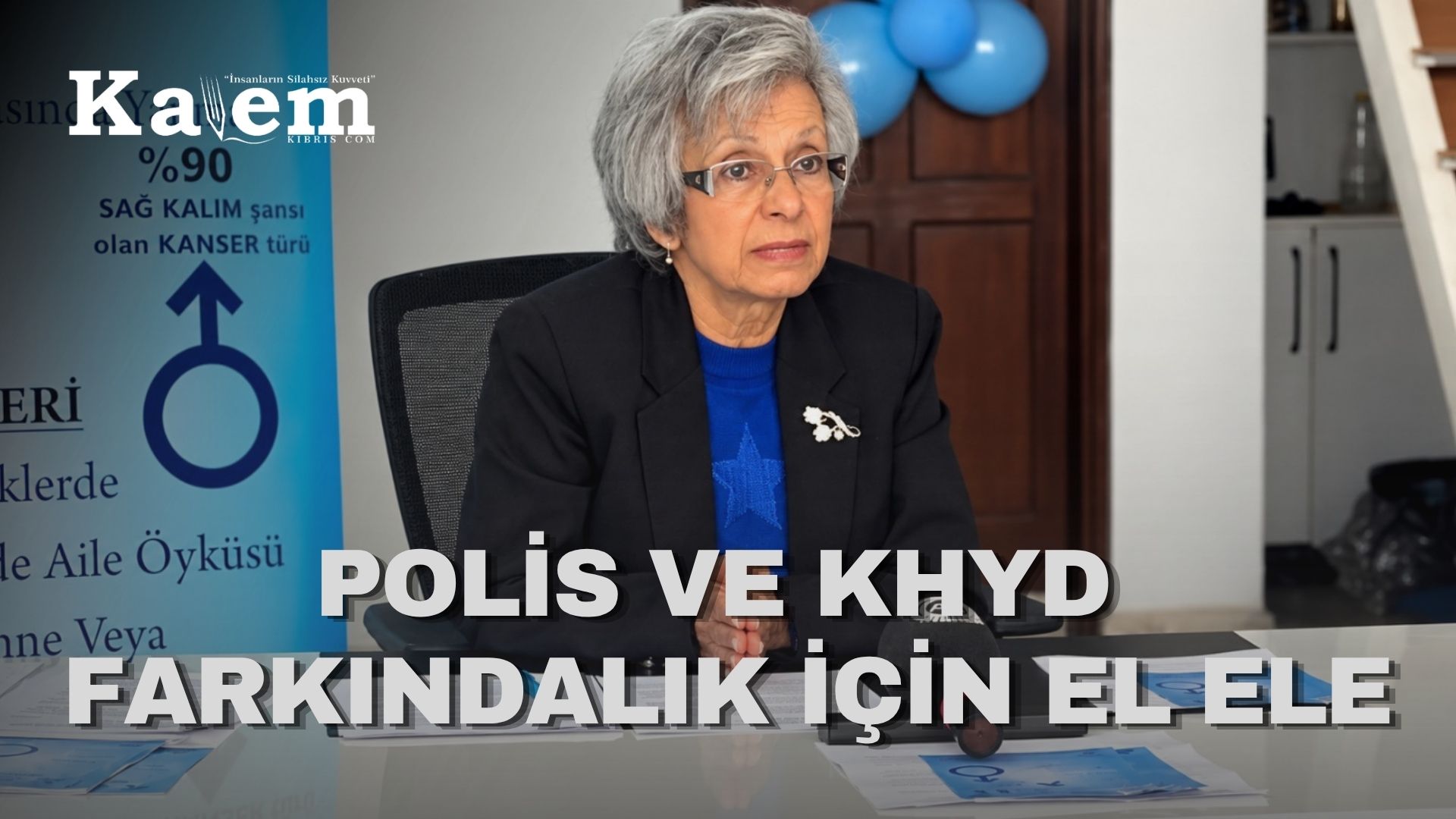 Kanser farkındalığının sembolü rozet ve pembe kurdele takma etkinliği yarın yapılacak