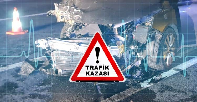Alkollü sürücü yönetimindeki araç çelik bariyerlere çarptı