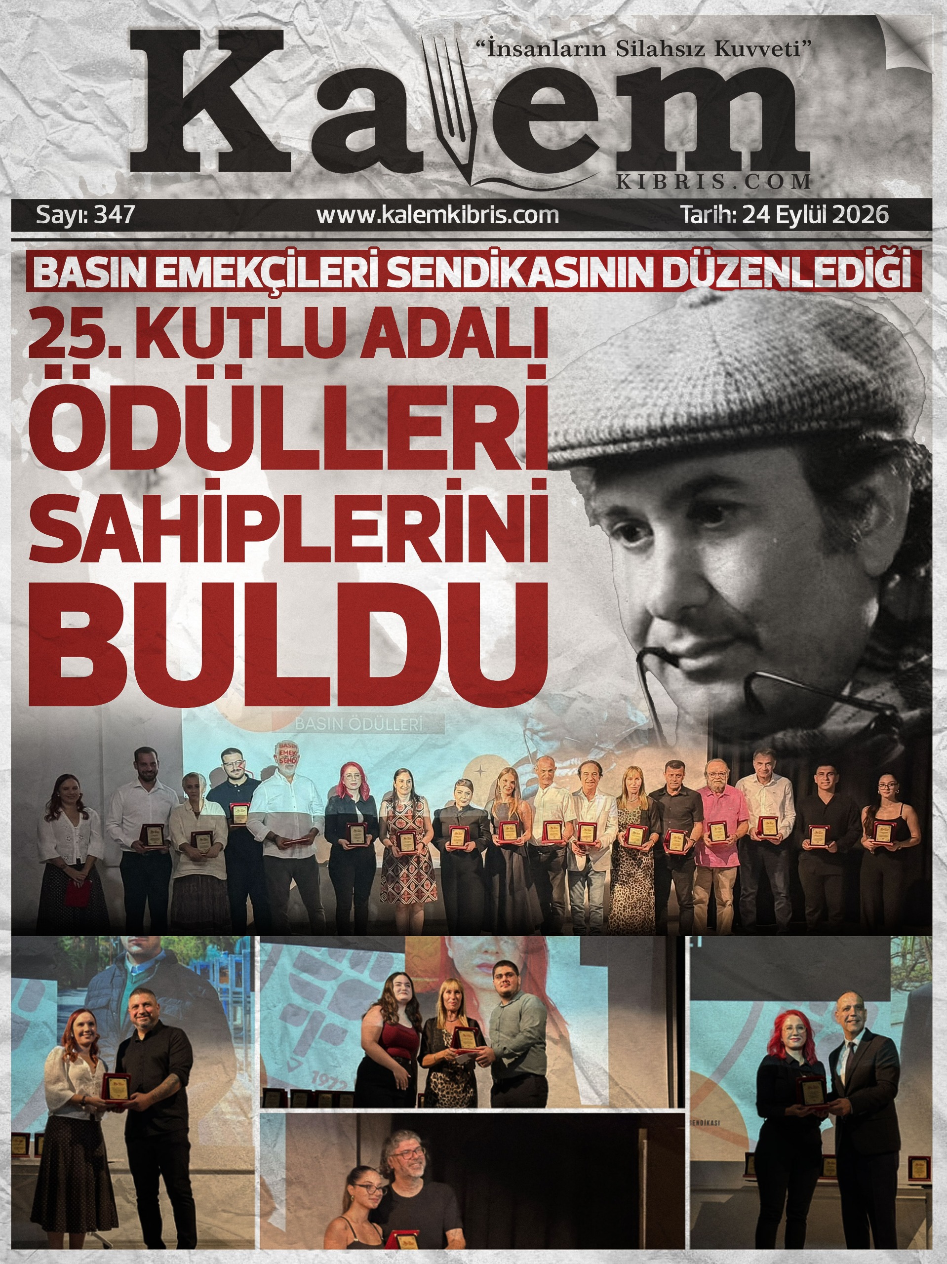 25. KUTLU ADALI ÖDÜLLERİ SAHİPLERİNİ BULDU