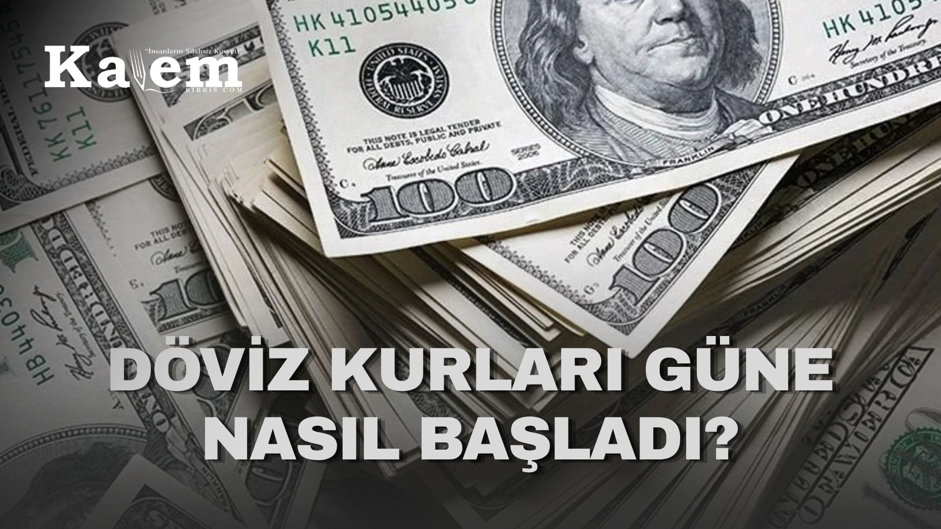 Sterlin 65,50 TL, dolar 48,95 TL, euro 56,20 TL’den işlem görüyor