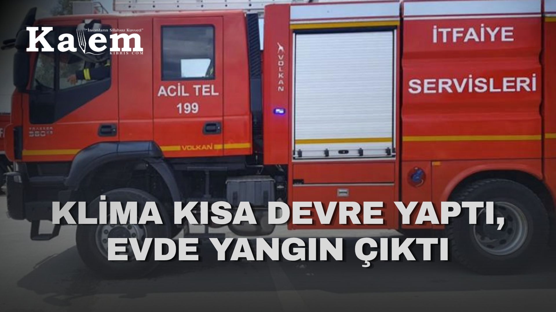 Gazimağusa’da ev yangını: Dumandan etkilenen 2 kişi hastaneye kaldırıldı