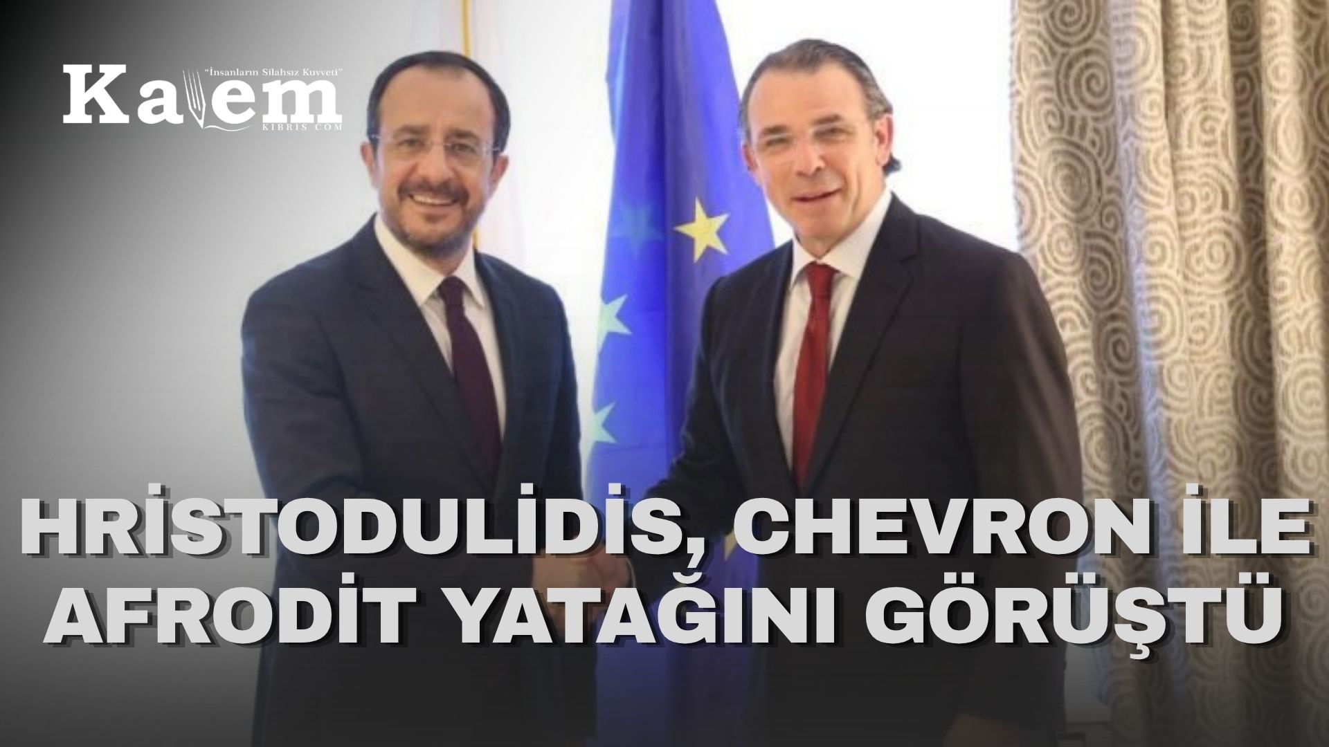 Hristodulidis Chevron yetkilisi Javier la Rosa’ya: “Artık projeden eyleme geçme zamanı”