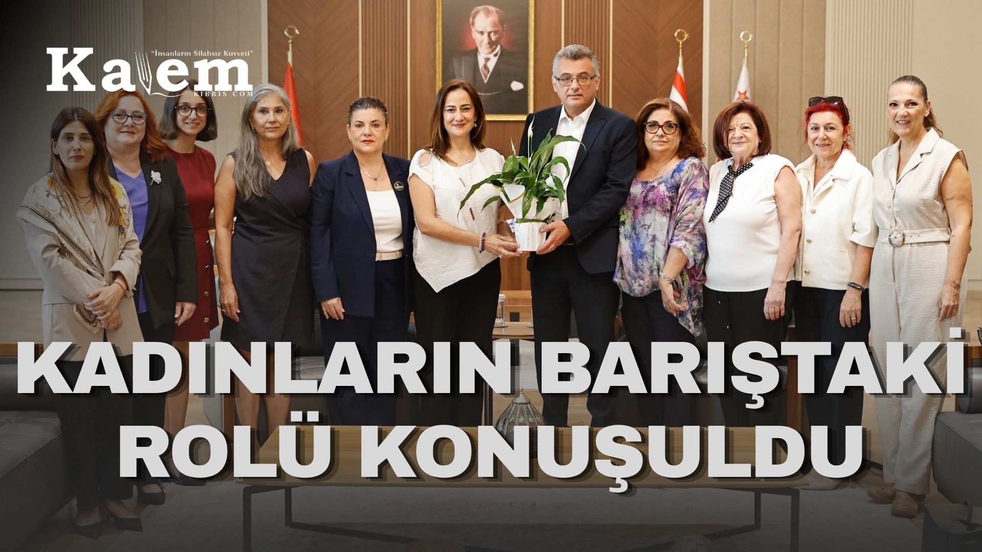 CTP Kadın Örgütü’nden Cumhurbaşkanı Erhürman’a ziyaret