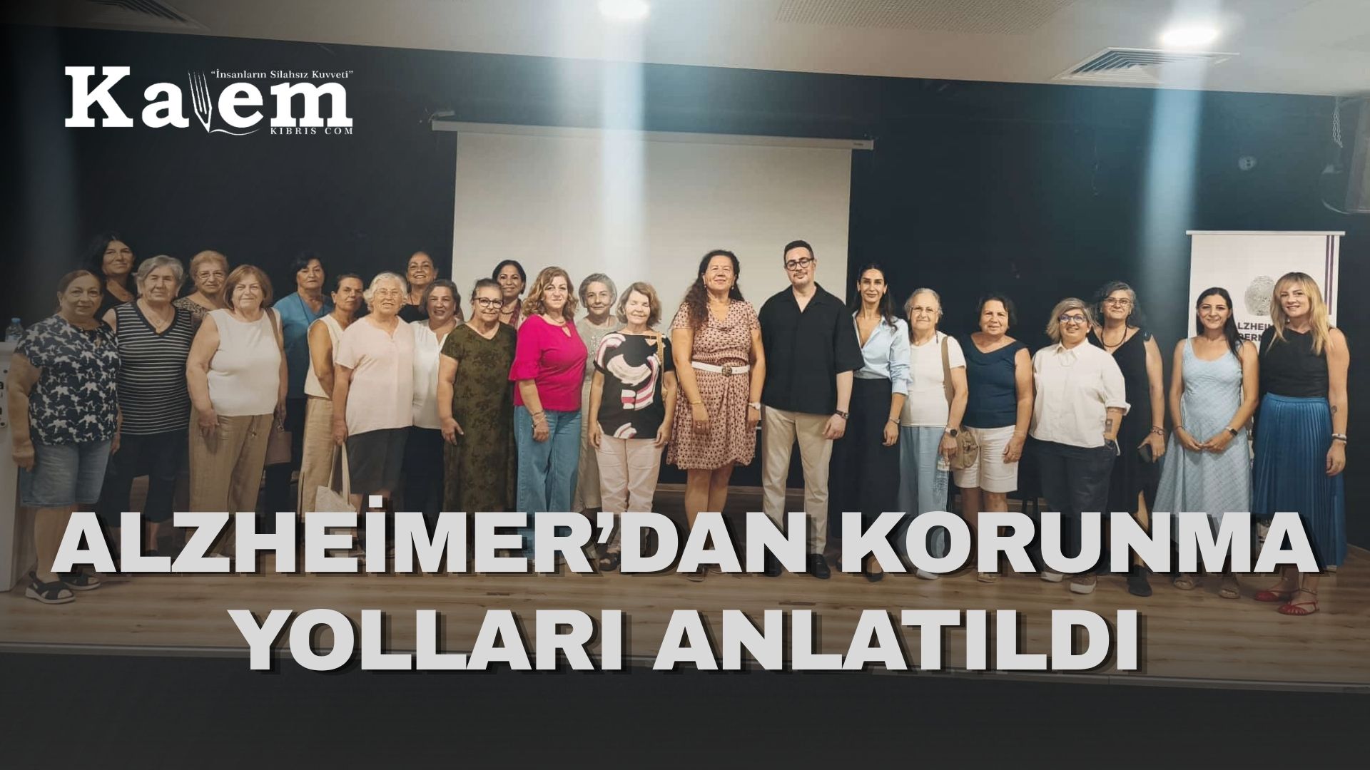 Alzheimer Derneği, Lefkoşa ve Gazimağusa’da farkındalığı arttırma amacıyla toplantılar düzenledi