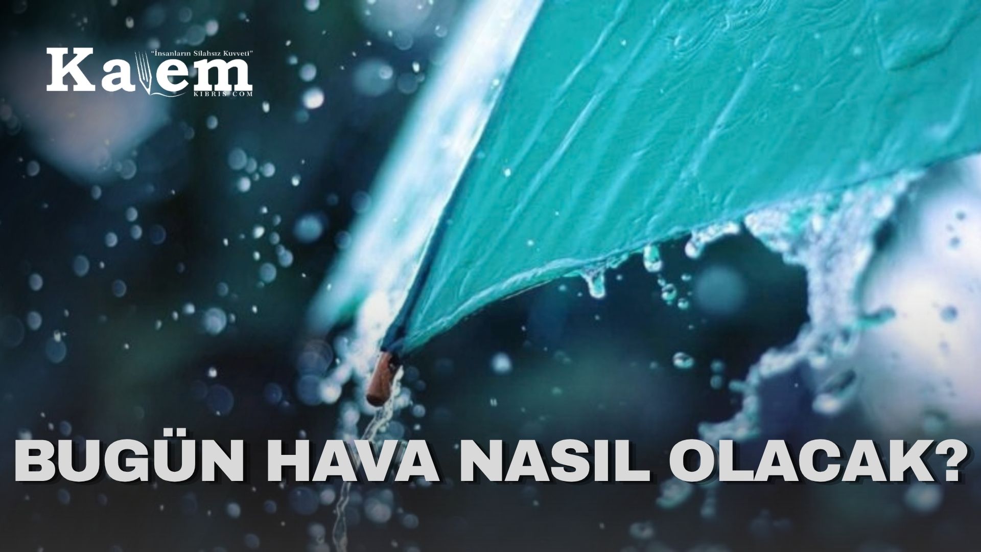 Bugün sağanak ve gök gürültülü yağış bekleniyor