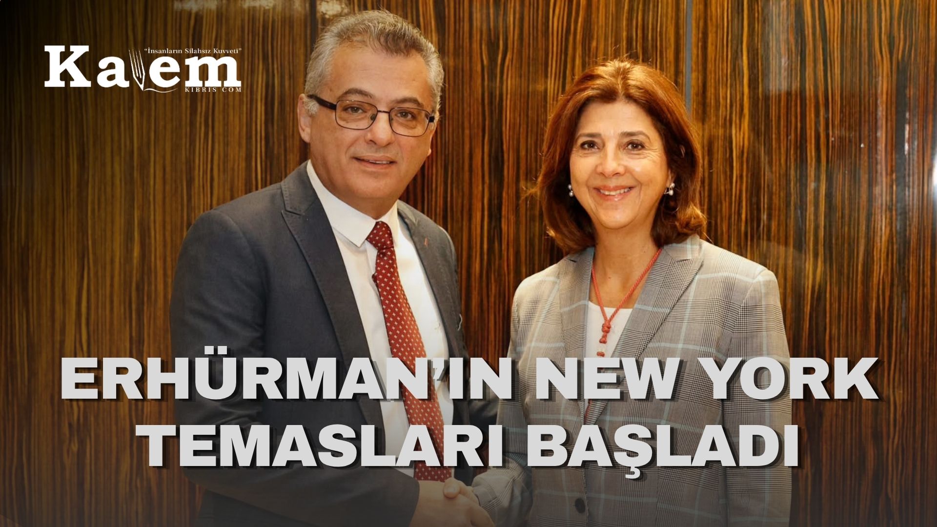 Erhürman, New York’ta Holguin ile görüştü