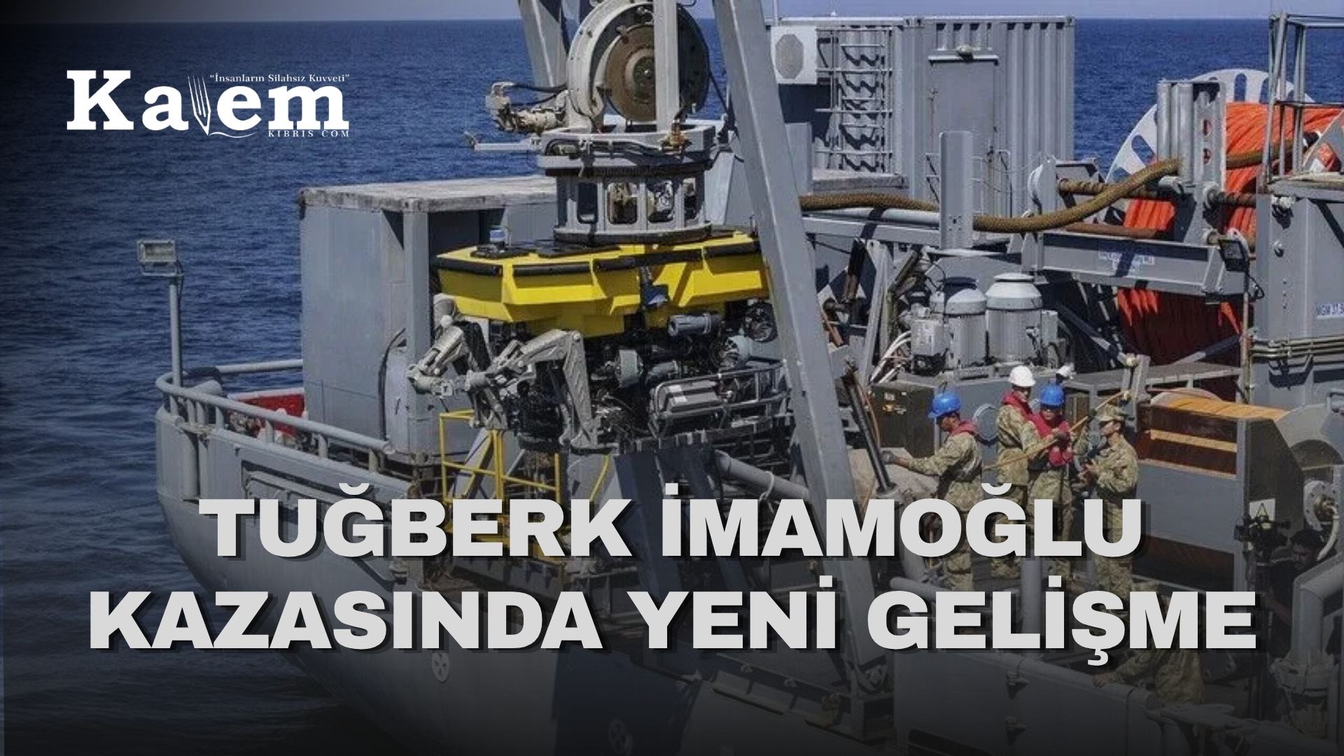 Silivri açıklarında batan geminin mürettebatını arama çalışmalarında bir cansız bedene ulaşıldı