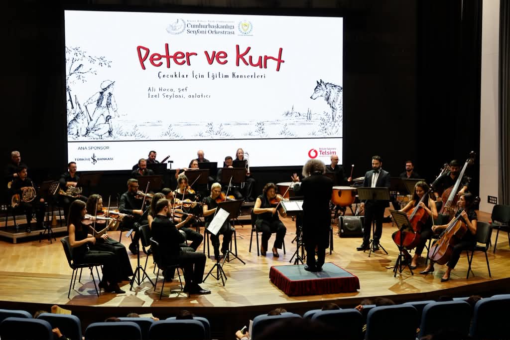 “Peter ve Kurt” senfonik masalı Cumhurbaşkanlığı’nda sahnelendi