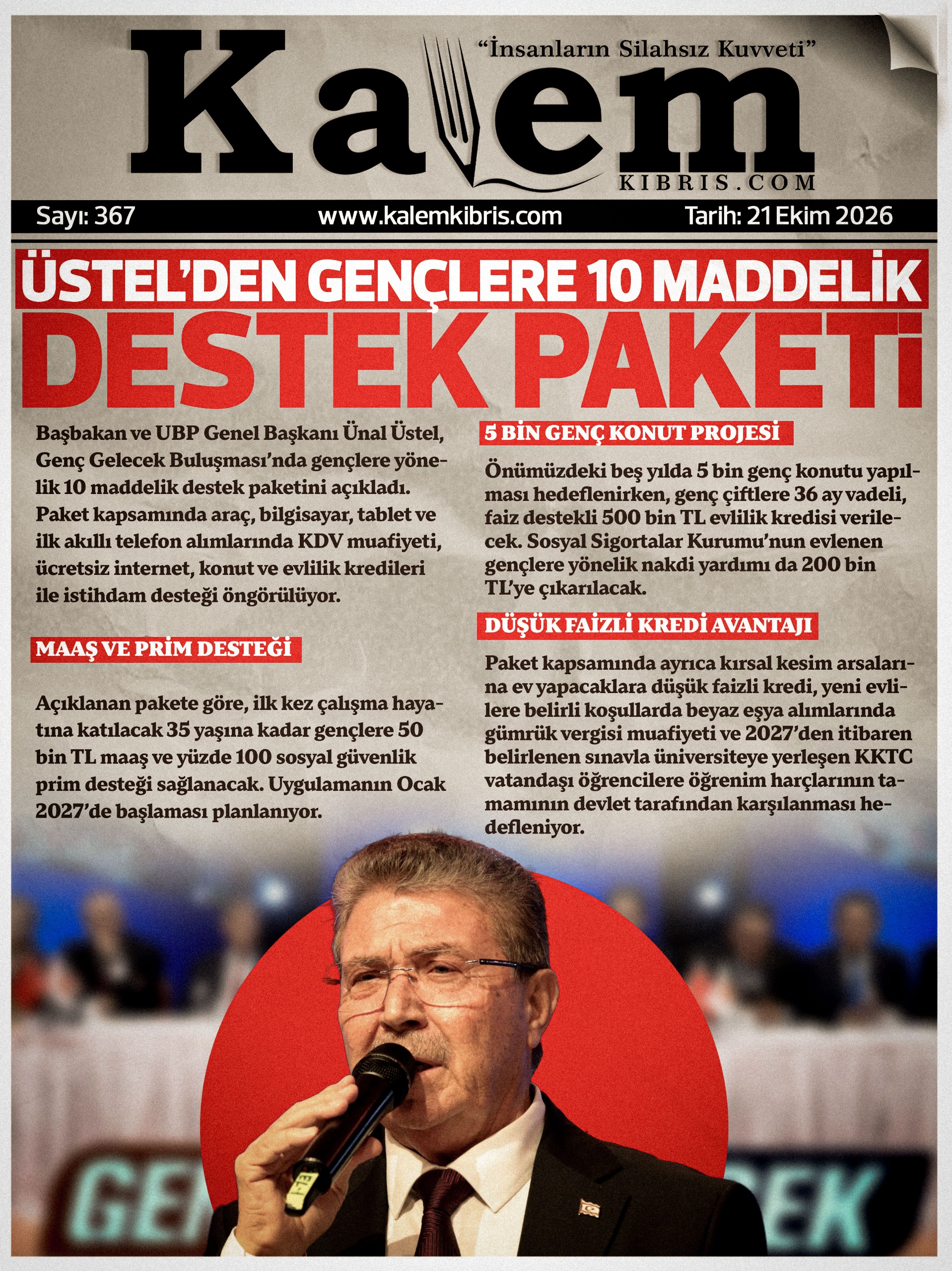 21 EKİM 2026 – MANŞET