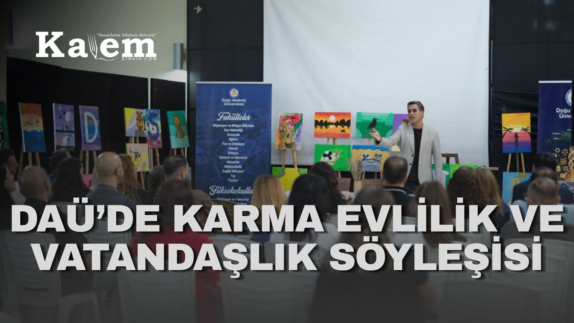 DAÜ Bilim Kafe etkinliğinde “kimliksizler” konusu konuşuldu