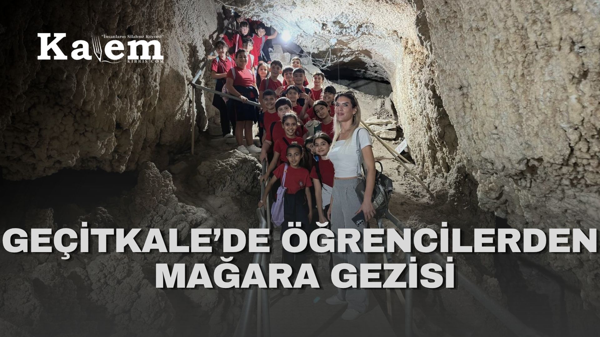 9 Eylül İlkokulu öğrencileri Çınarlı İncirli Mağarası’nı ziyaret etti