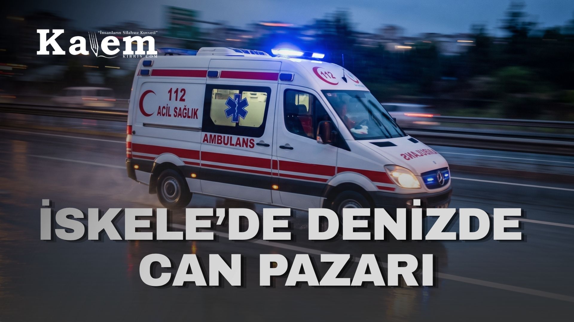 İskele’de üç kişi denizde boğulma tehlikesi geçirdi