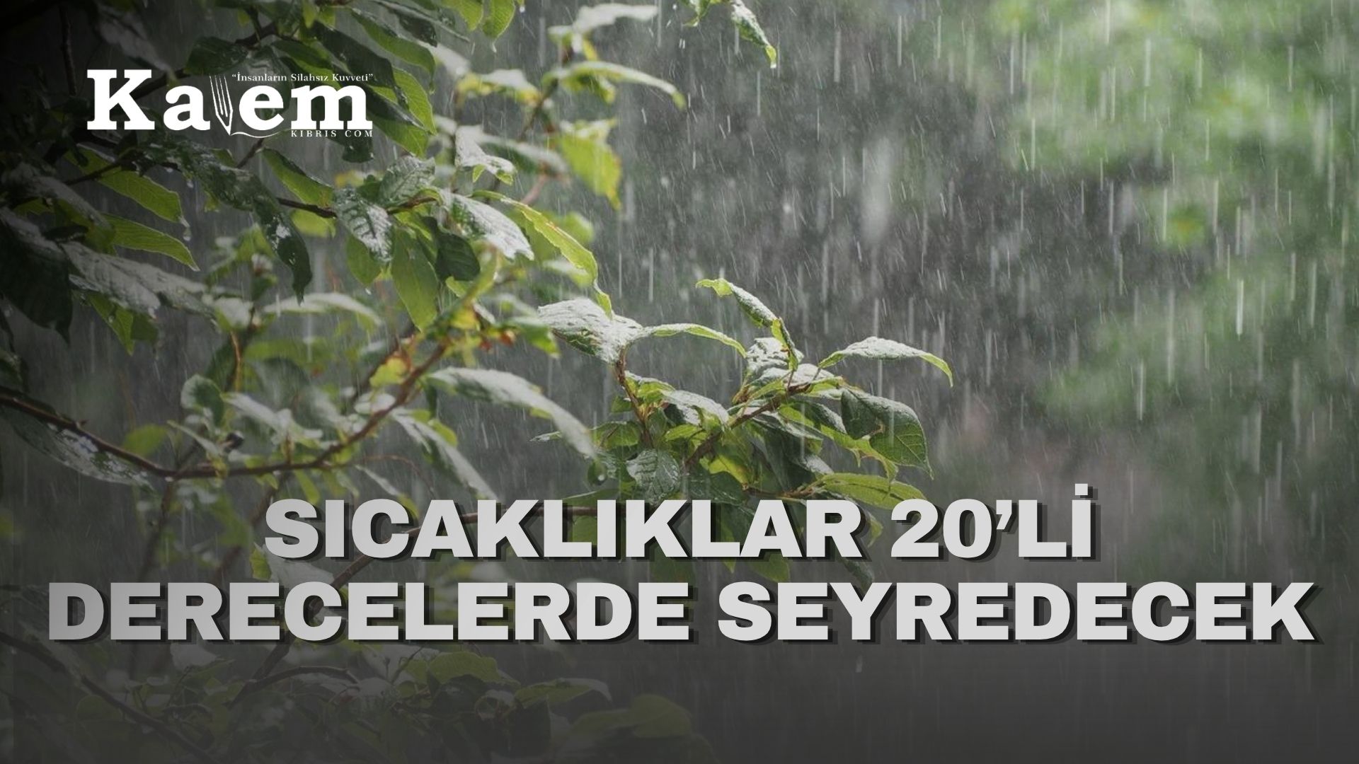Hava serinleyecek, yağış bekleniyor