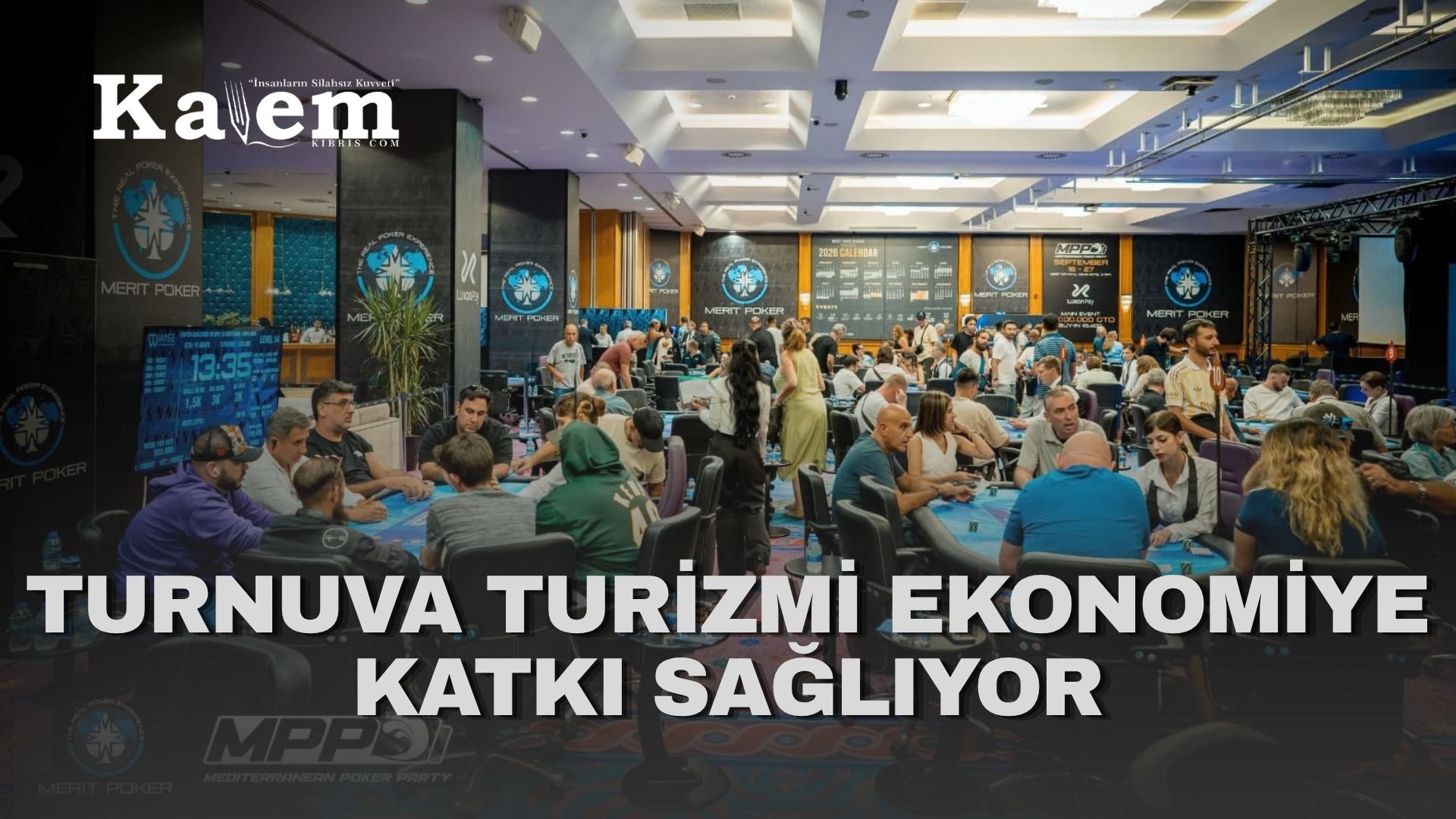Yenilenen Merit Crystal Cove Hotel’deki turnuva bin 800 kişilik turizm hareketi yarattı