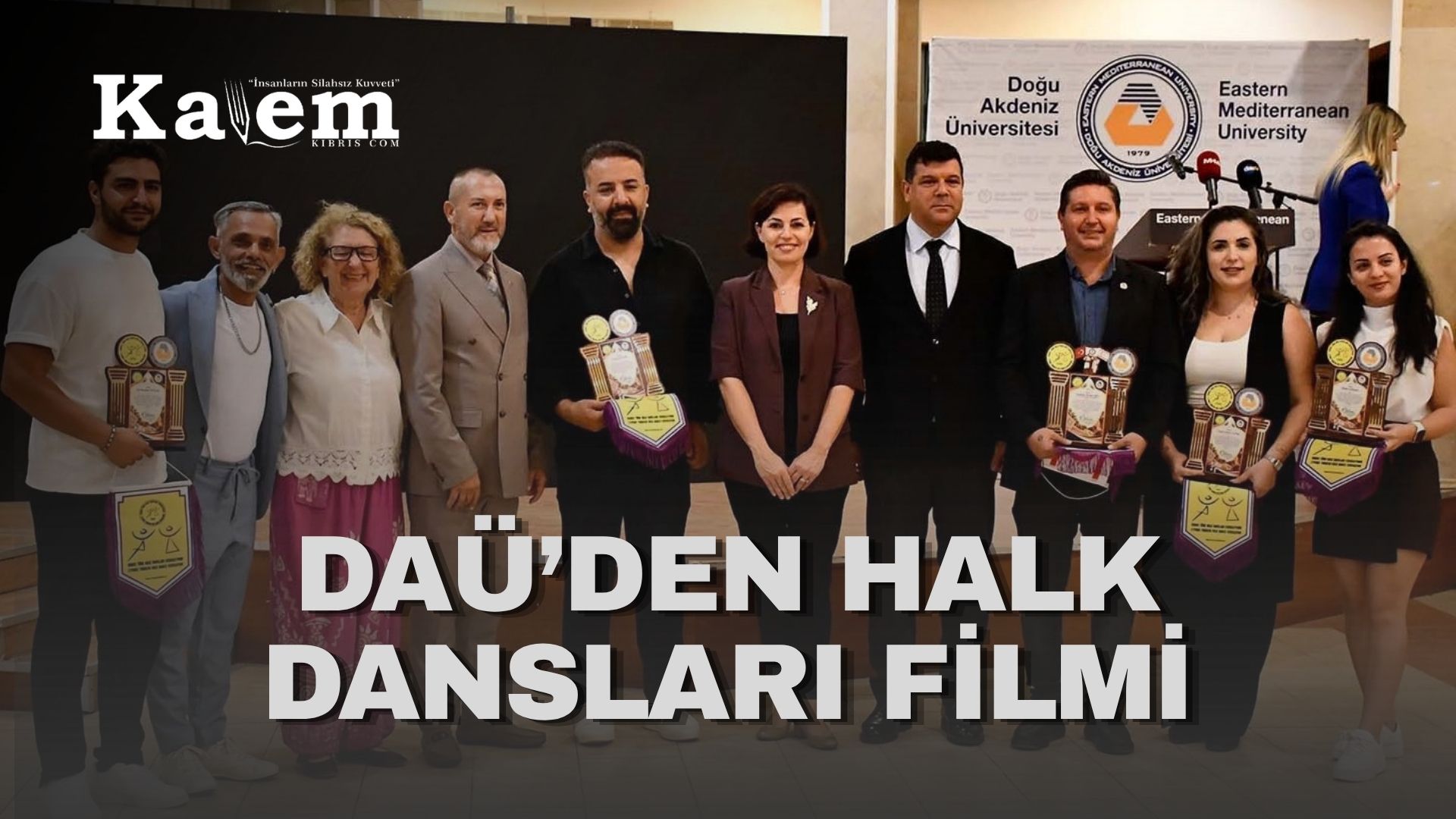 Kıbrıs Türk Halk Dansları Figürleri tanıtım filmi DAÜ’de gösterildi