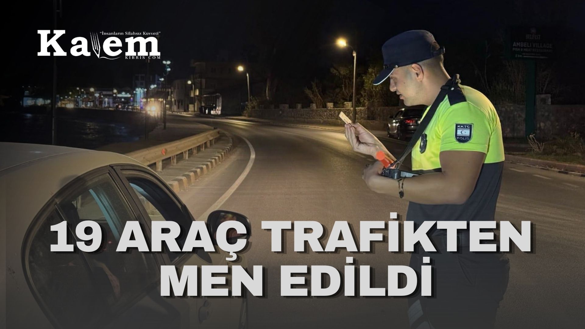 Trafik denetimlerinde 363 sürücüye işlem