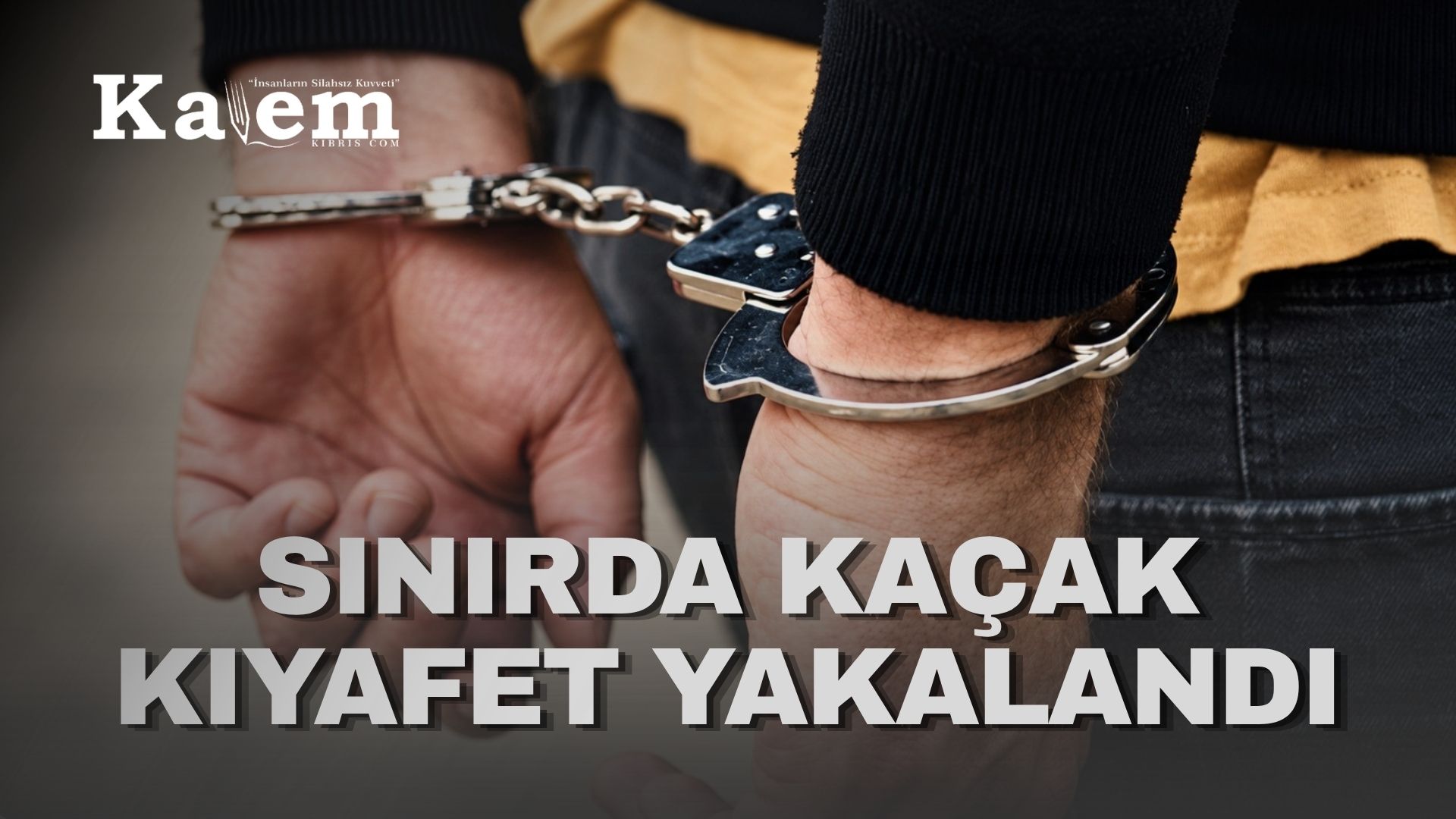 Güney Kıbrıs’tan KKTC’ye geçiş yapan araçta gümrüğe beyan edilmemiş 4 koli kıyafet bulundu