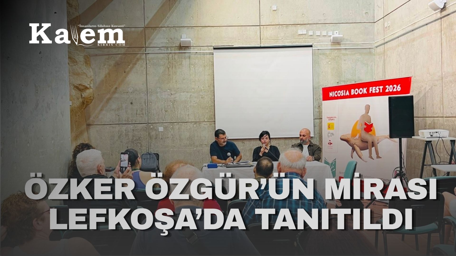 Korkmazhan, Lefkoşa Kitap Festivali’ne konuk oldu