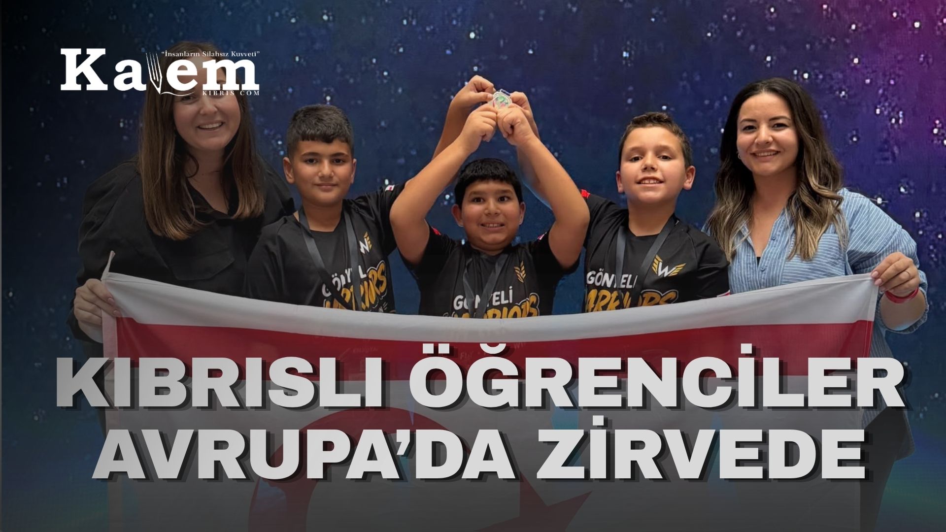 Kıbrıs Robofest öğrencileri Avrupa Drone Futbolu’nda zirvede…