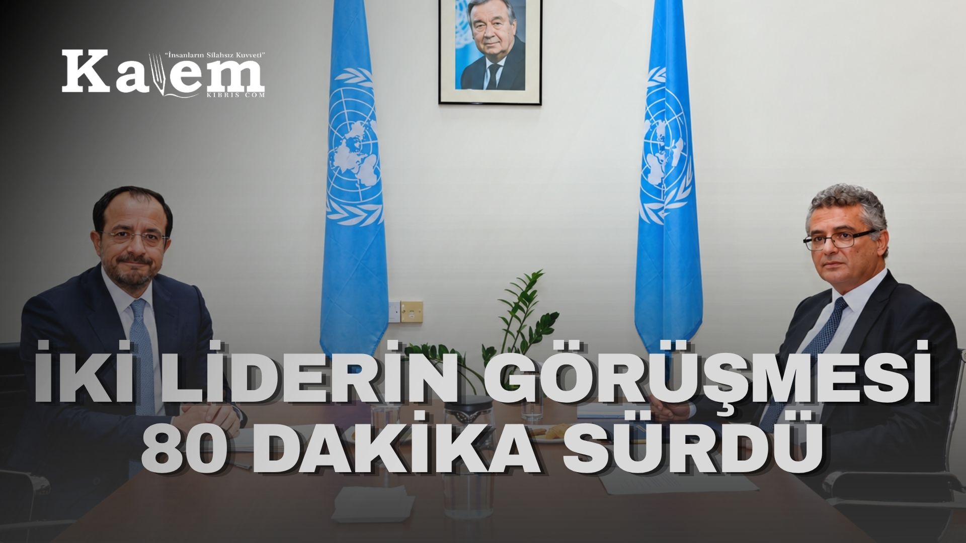 Erhürman ile Hristodulidis bir araya geldi