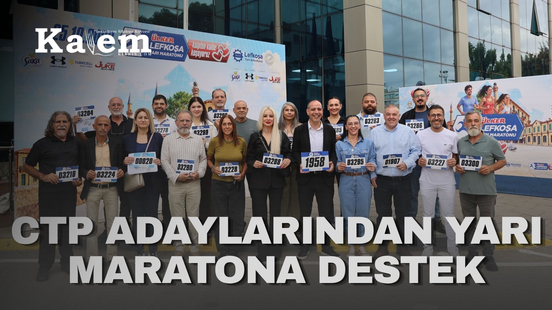 CTP LTB Meclis Üyesi adayları Lefkoşa Maratonuna katılıyor
