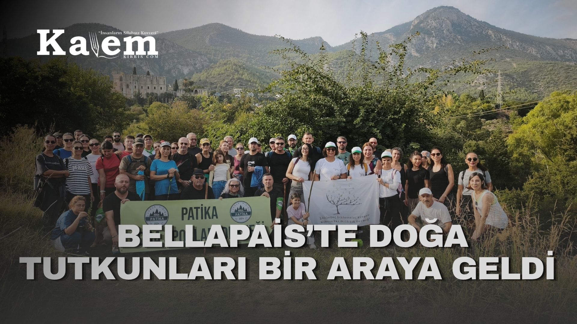 Bellapais’te doğa ve kültür yürüyüşü düzenlendi