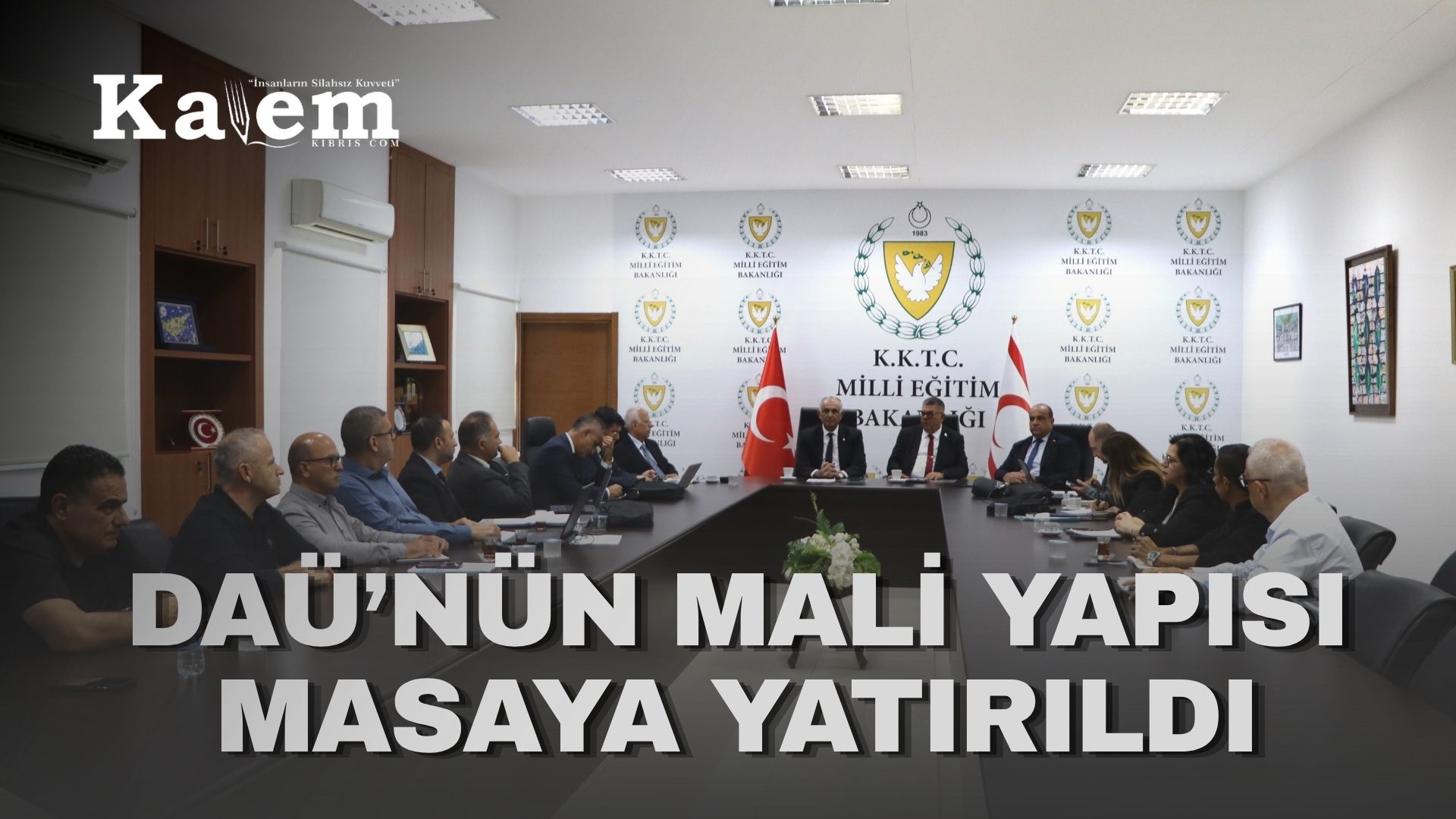 “DAÜ İstişare ve Eşgüdüm Komisyonu” toplantısı Milli Eğitim Bakanlığı’nda yapıldı