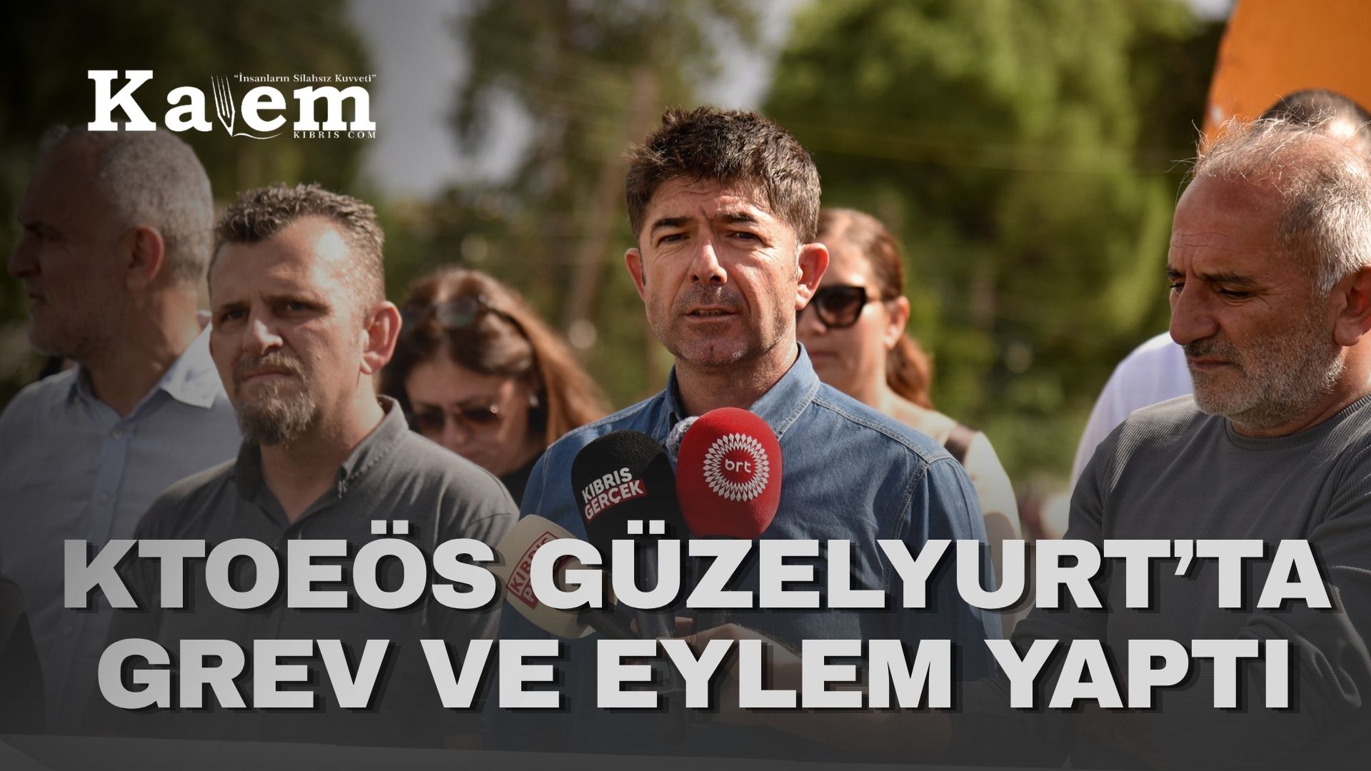 KTOEÖS, Güzelyurt ve Lefke bölgesi okullarında grev ve eylem yaptı