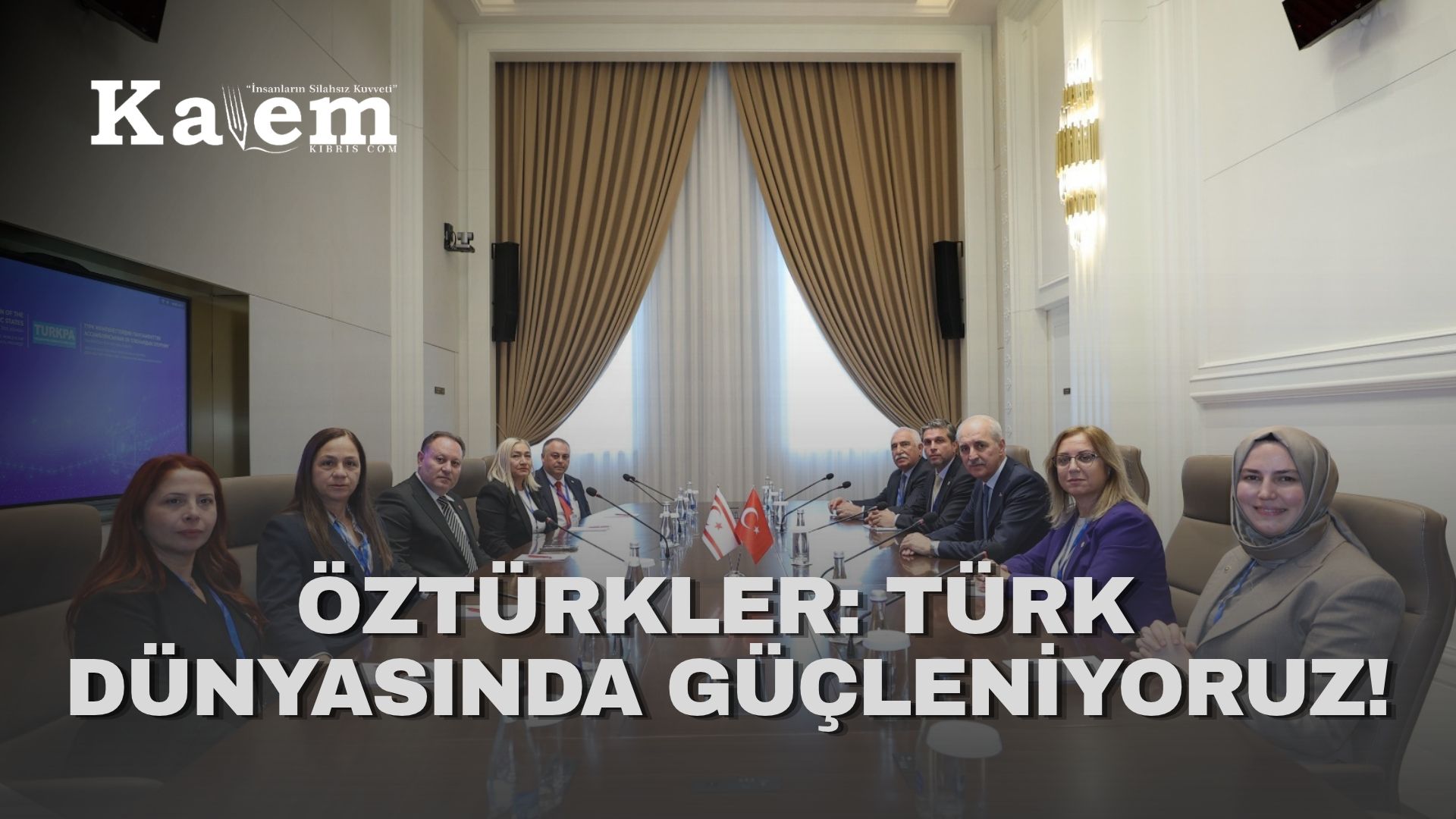 Öztürkler, Bişkek’te TBMM Başkanı Kurtulmuş ile görüştü